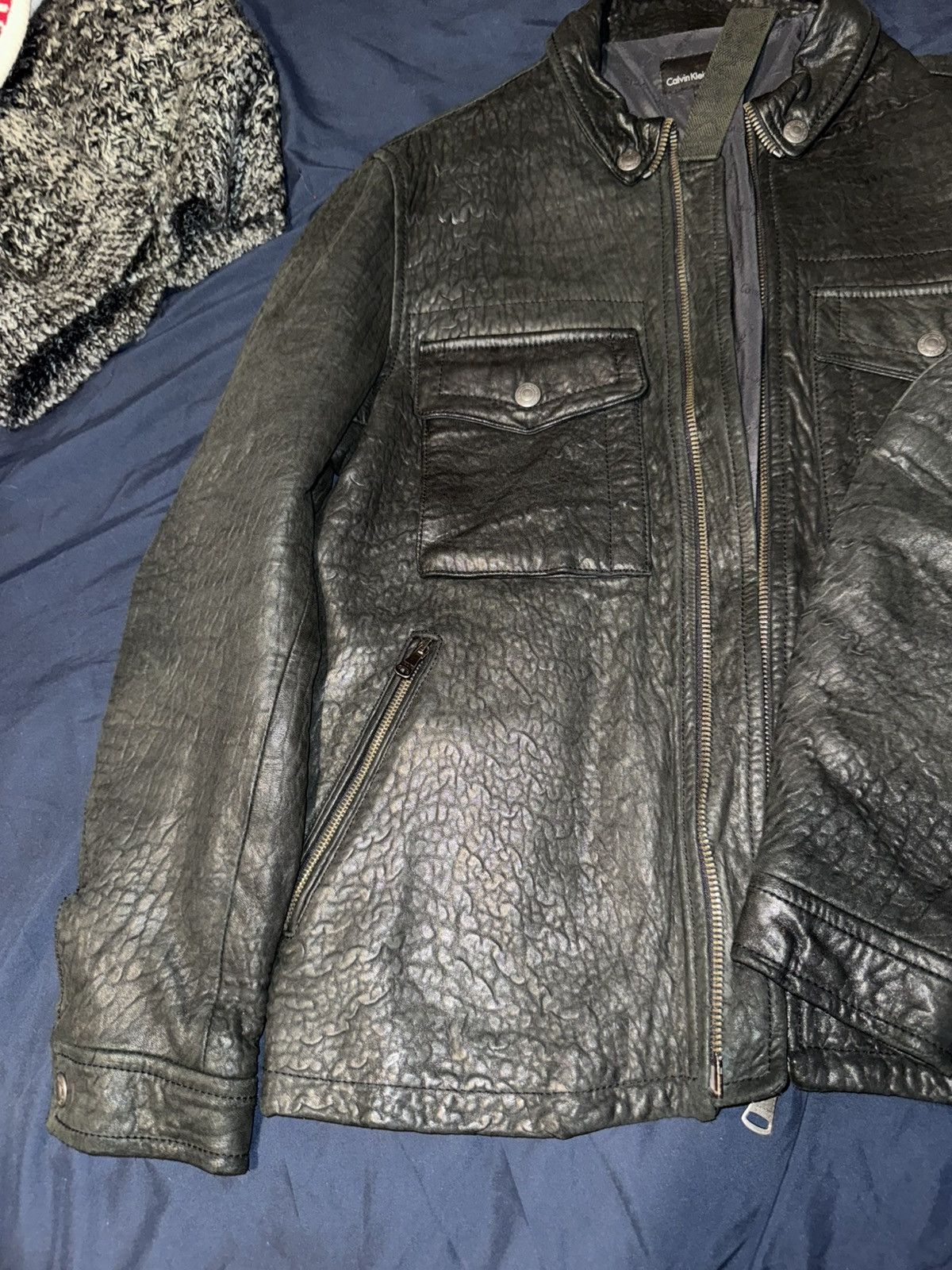 Calvin Klein Calvin klein jeans leather jacket Size US L / EU 52-54 / 3 - 6 Thumbnail