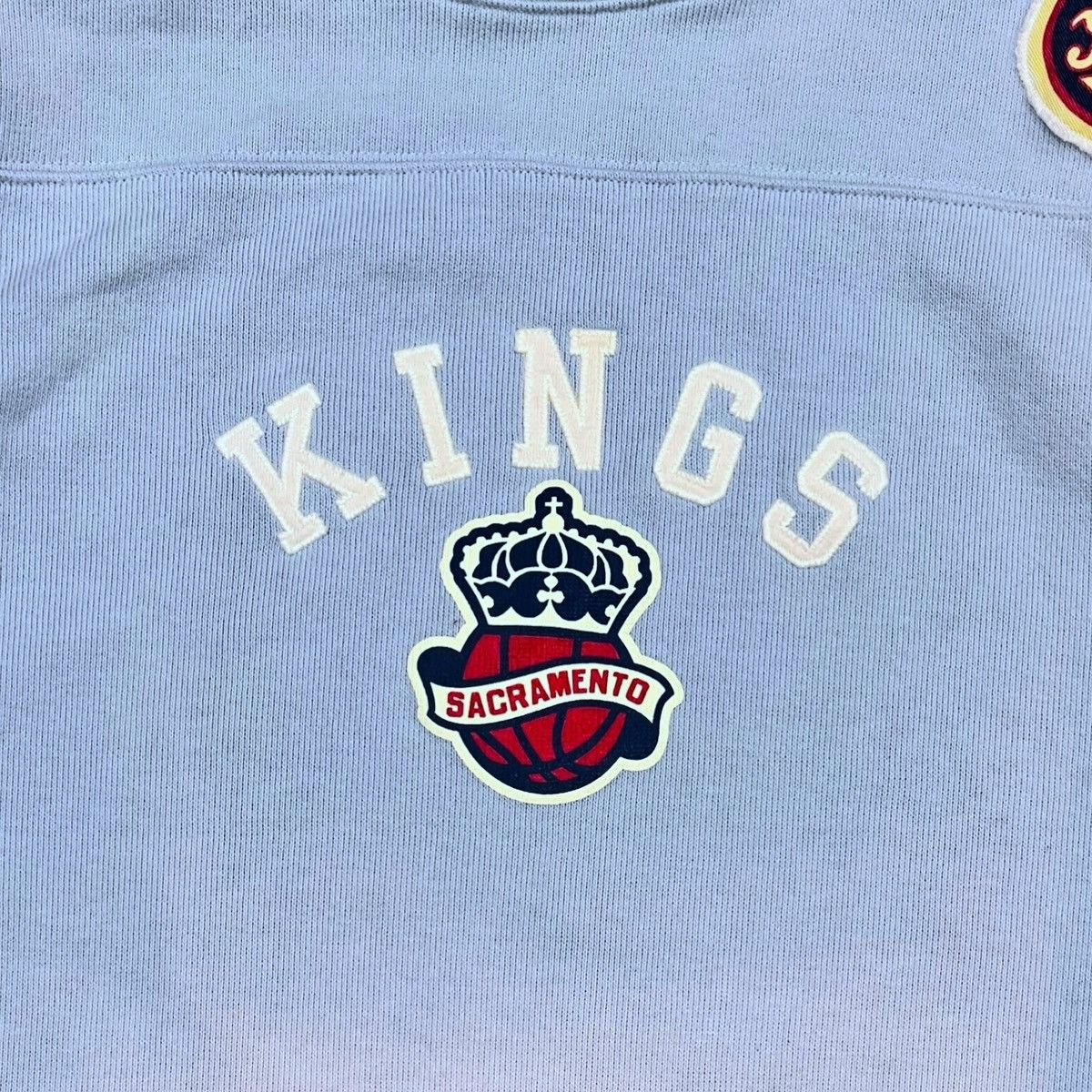 NBA 1980’s Sacramento Kings Light Blue Vintage Sweatshirt Size US XXL / EU 58 / 5 - 7 Thumbnail