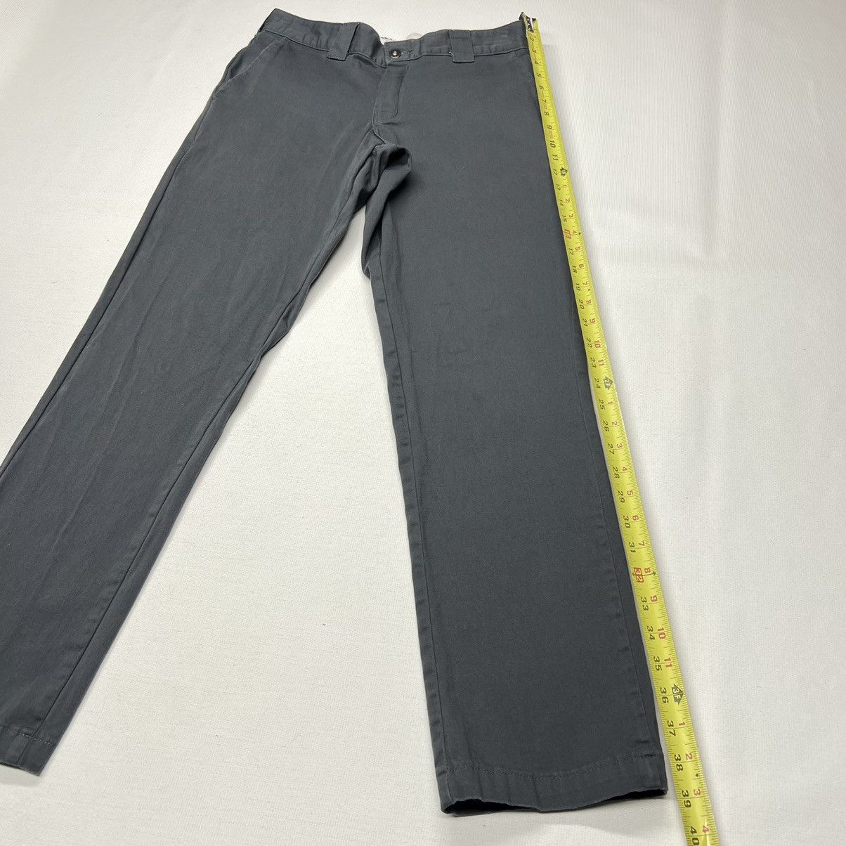 Dickies Dickies Pants Grey Slim Taper Leg Chino Workwear Casual Size US 30 / EU 46 - 15 Thumbnail