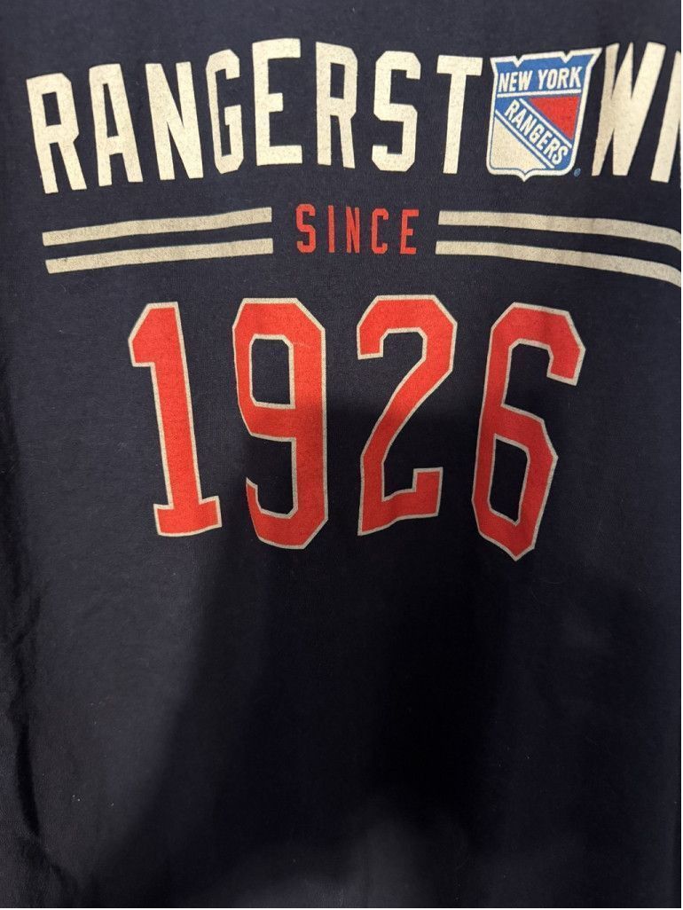 Gildan New York Rangers Rangers Town T-shirt Blue Men's Size XL Size US XL / EU 56 / 4 - 3 Thumbnail