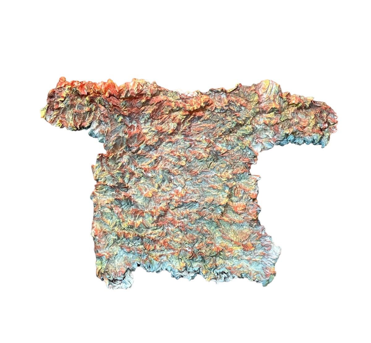 Issey Miyake *FINAL DROP* issey miyake fete crumpled psychedelic tee Size S / US 4 / IT 40 - 1 Thumbnail
