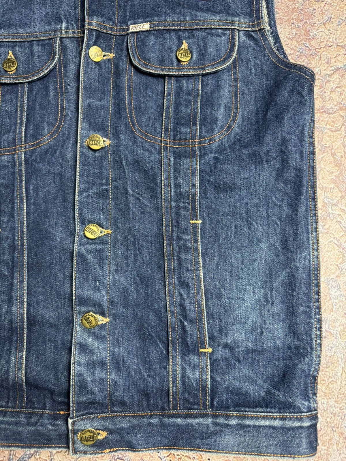 Band Tees Vintage denim vest Rock Band Iron Maiden rare size S Size US S / EU 44-46 / 1 - 5 Thumbnail