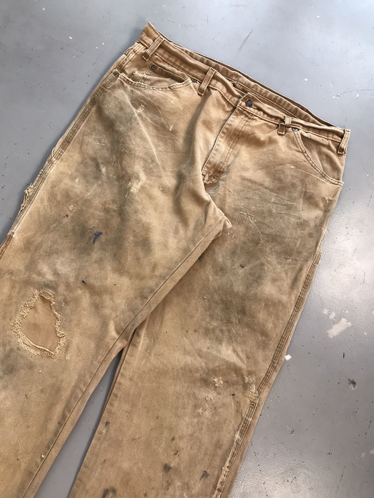 Dickies × Vintage Vintage dickies straight fit carpenter denim Size US 36 / EU 52 - 4 Thumbnail