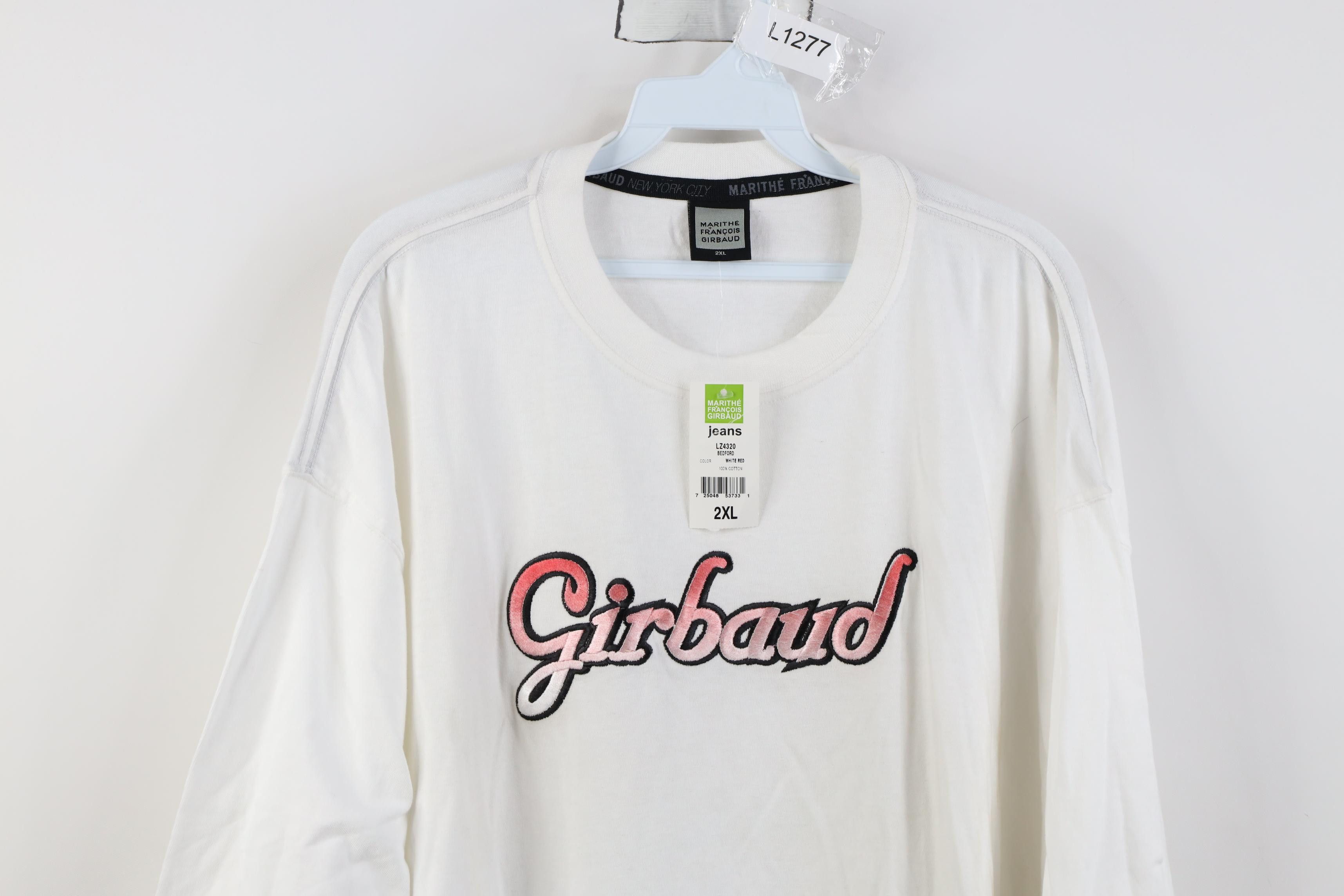 Marithe + Francois Girbaud Deadstock Vintage 90s Marithe Francois Girbaud Spell T-Shirt Size US XXL / EU 58 / 5 - 2 Thumbnail