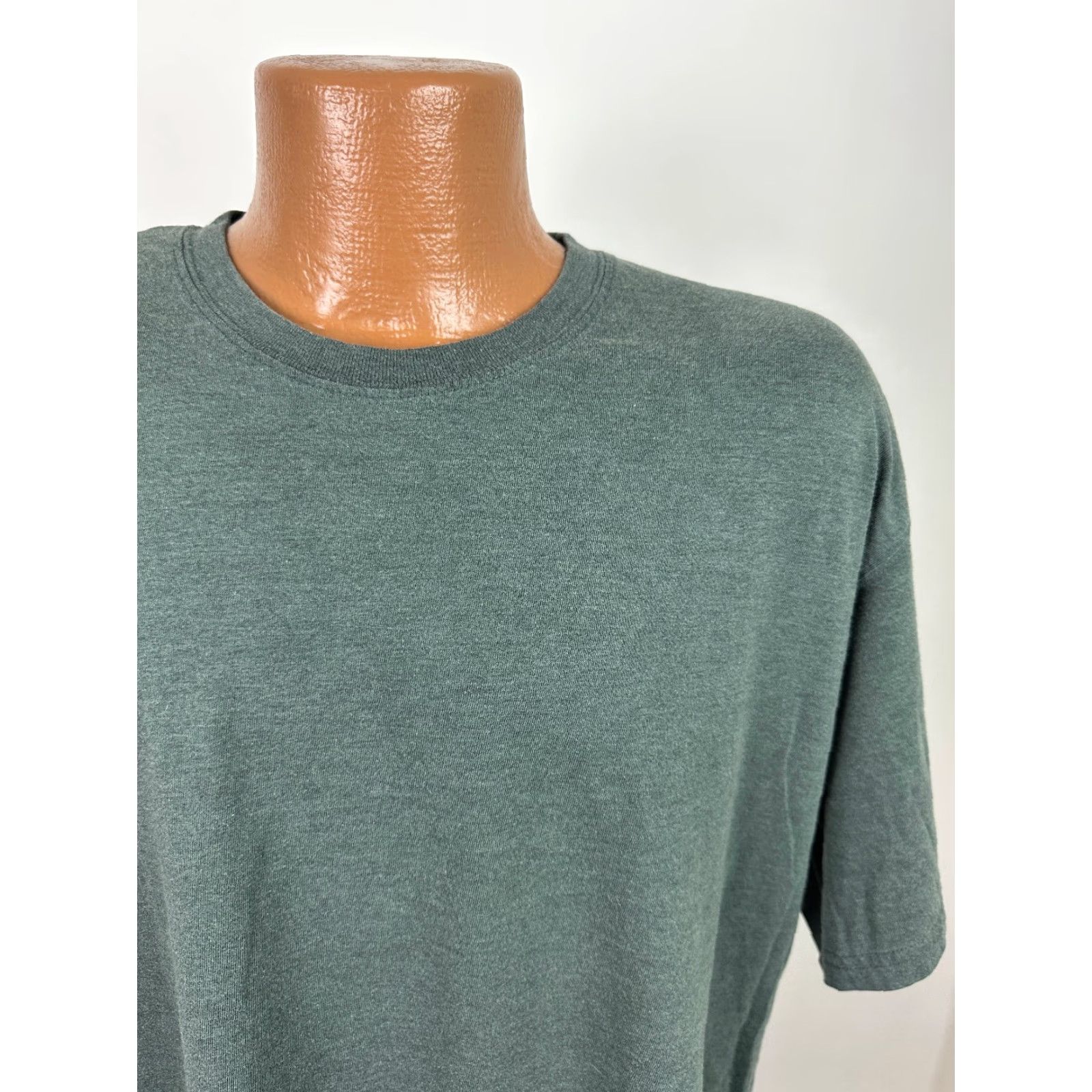 Equipment VINTAGE Basic Equipment T-Shirt Men XL Crew Neck Heather Spruce Green 90s Grunge Outdoor Lightweight Cotton Polyester Jersey 1990s Size US XL / EU 56 / 4 - 2 Thumbnail