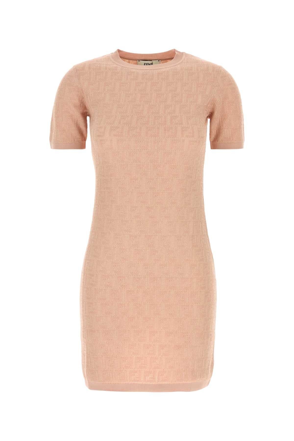 Fendi Pink Cotton Blend Dress Size S / US 4 / IT 40 - 1 Thumbnail