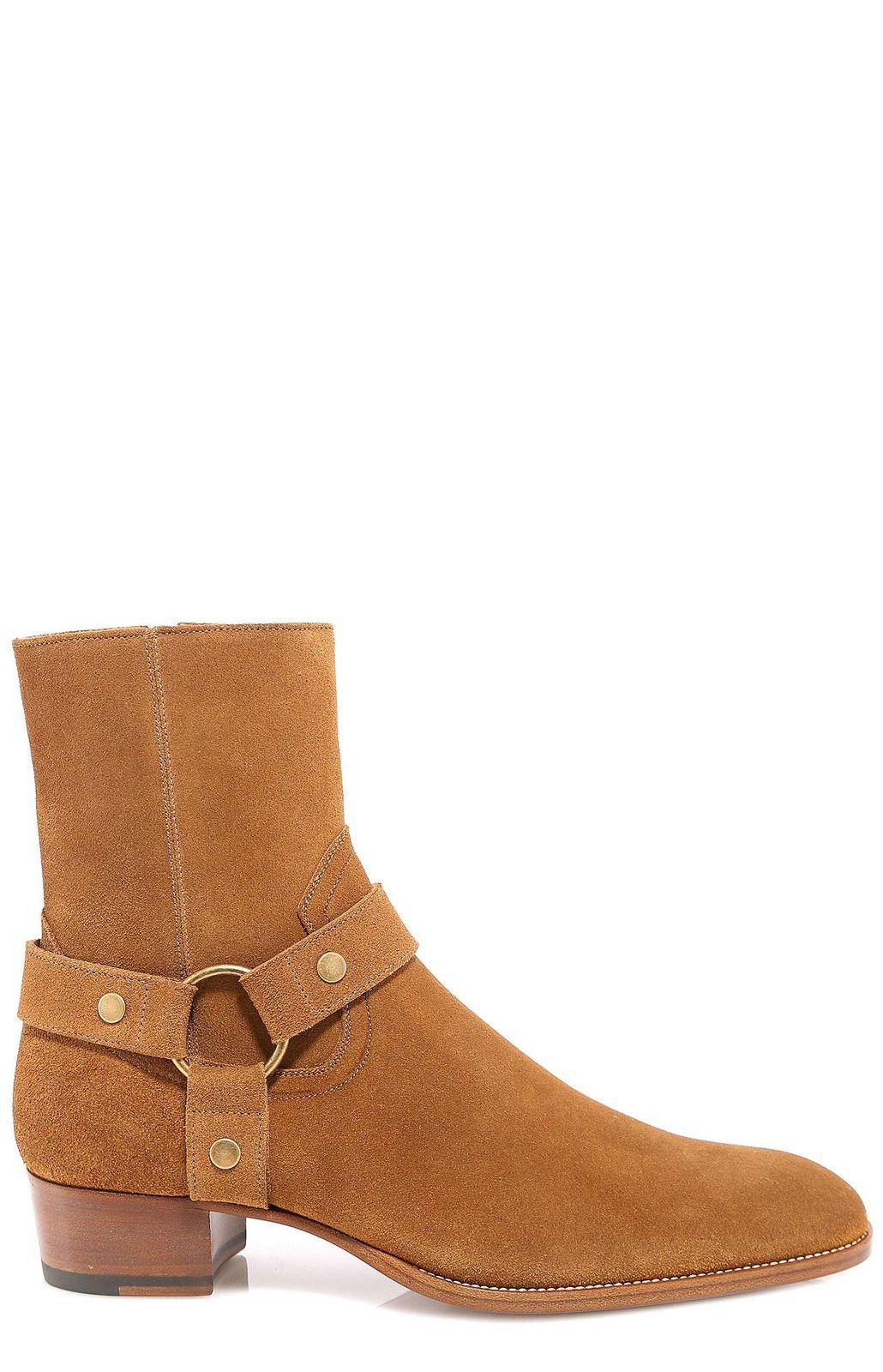 Saint Laurent Paris Saint Laurent Wyatt Harness Boots in Suede Size US 7.5 / EU 40-41 - 1 Thumbnail