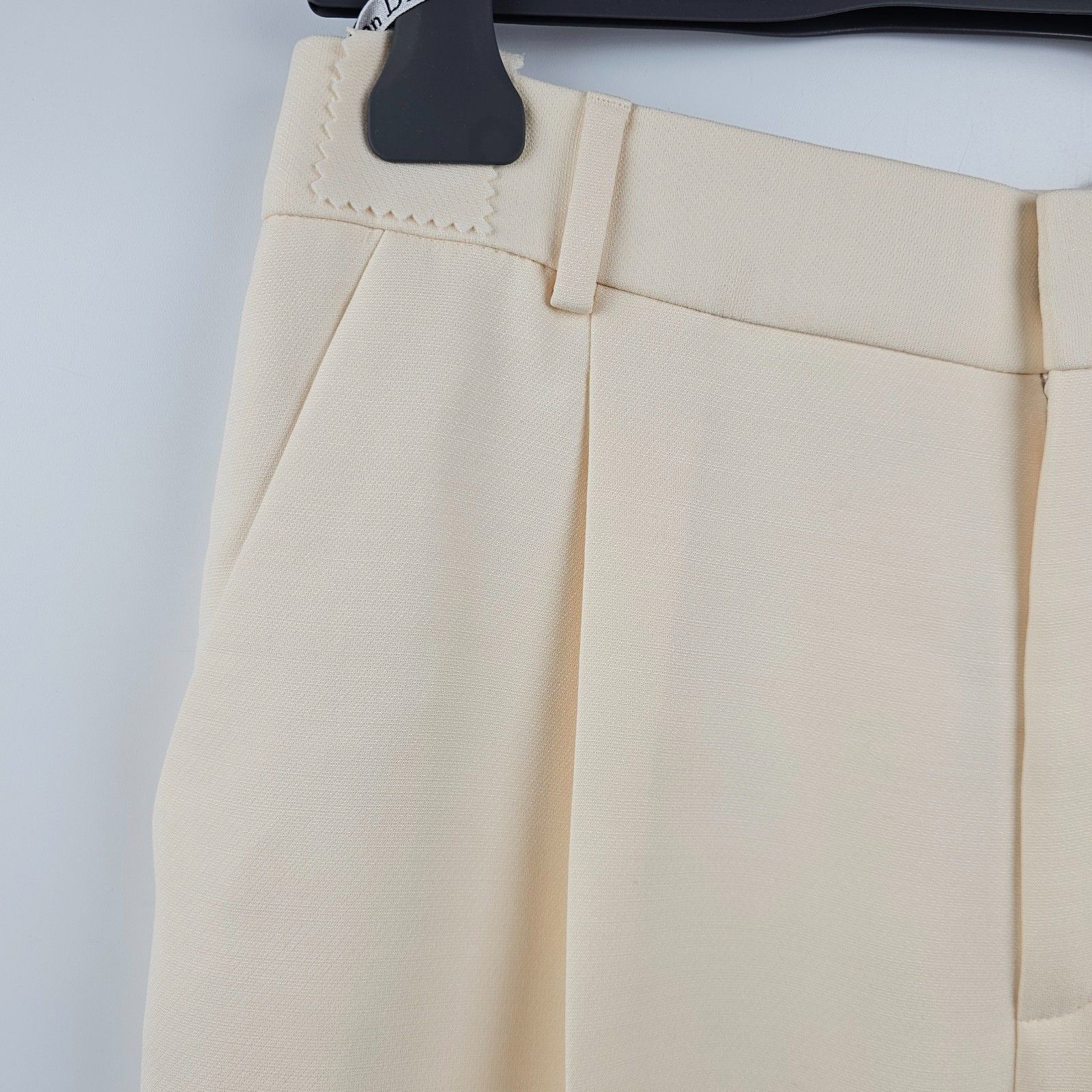 Dior DIOR $2600 Ecru Wool/Silk Flared Pants New & Authentic (Wome Size 26" / US 2 / IT 38 - 4 Thumbnail