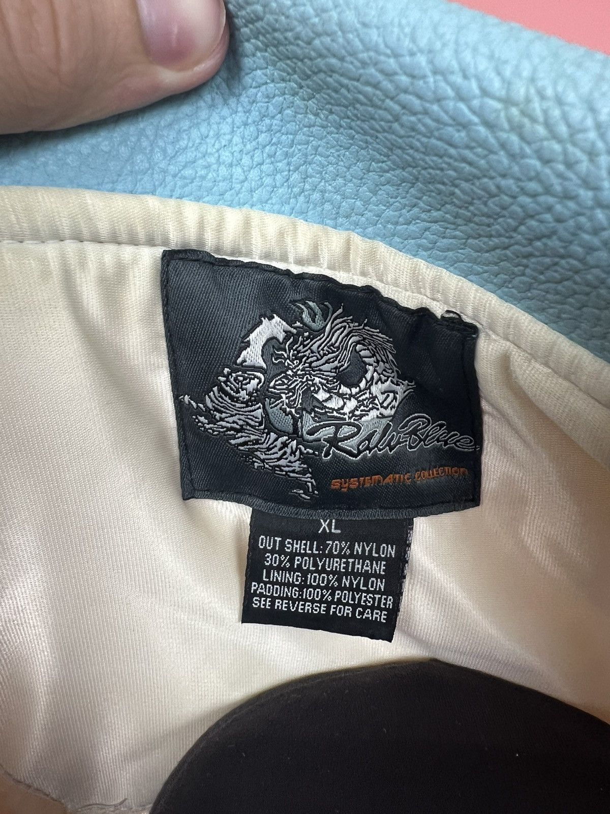 Vintage Raw blue bomber vintage rare jacket hype Size US XL / EU 56 / 4 - 9 Thumbnail