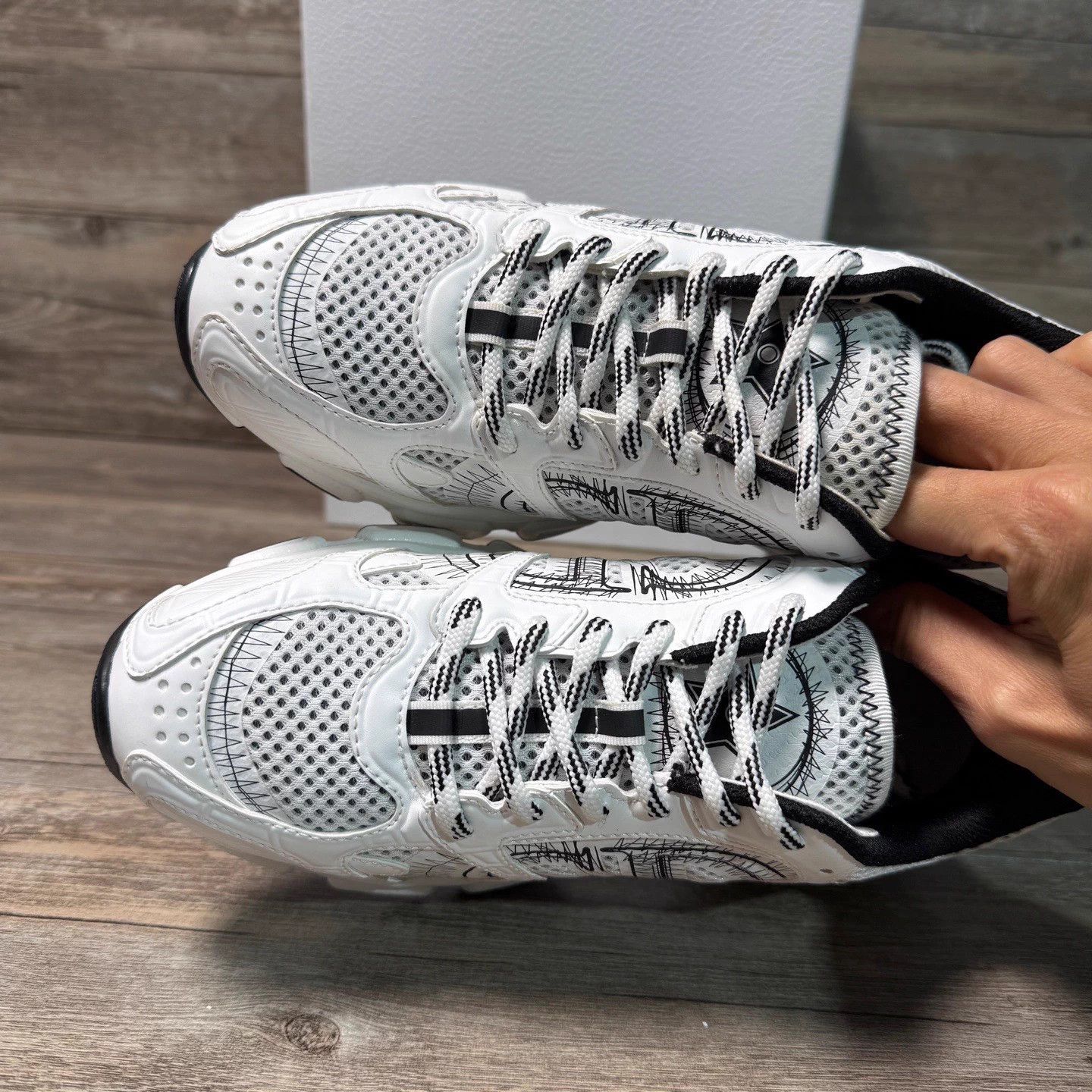 Dior DIOR CHRONO black and white trainers 36 Size US 5 / IT 35 - 5 Thumbnail
