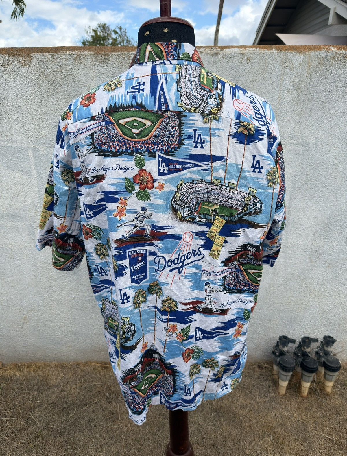 Reyn Spooner Reyn Spooner Aloha LA Dodgers MLB Baseball Men's XXL Size US XXL / EU 58 / 5 - 2 Thumbnail