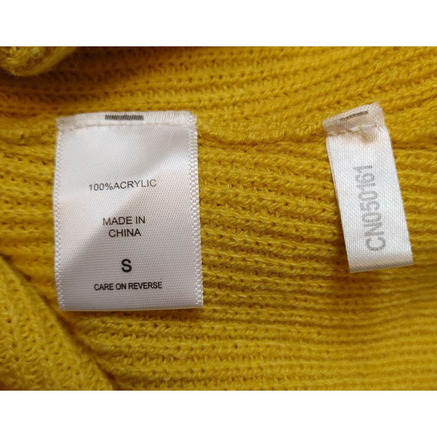 Other NEW YORK & CO Womens S Knit Yellow 7th Avenue Design Studio Size S / US 4 / IT 40 - 4 Thumbnail