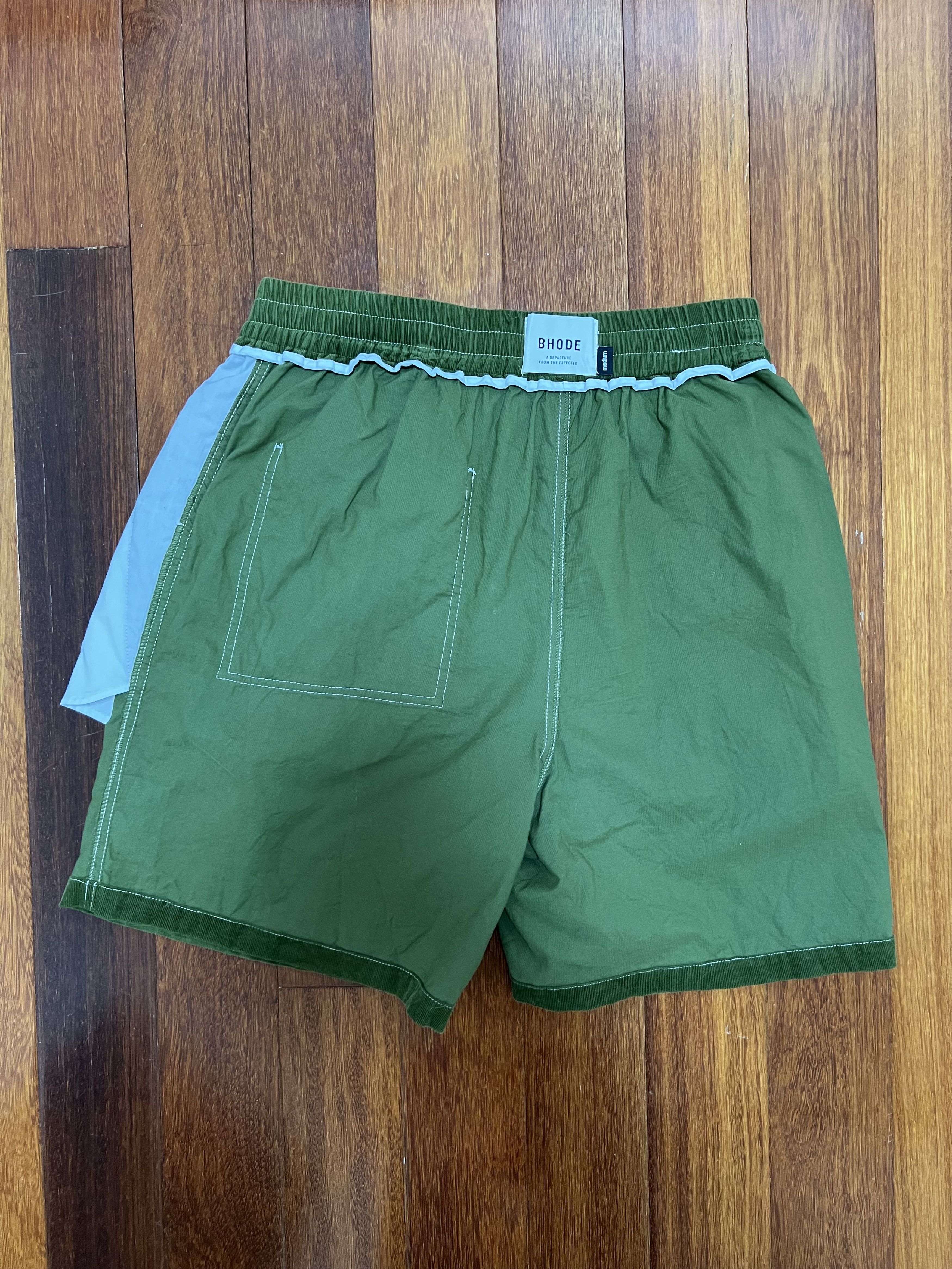 Other 💚 Bhode x Brisbane Moss Needle Corduroy Shorts Grass Green Size US 32 / EU 48 - 3 Thumbnail