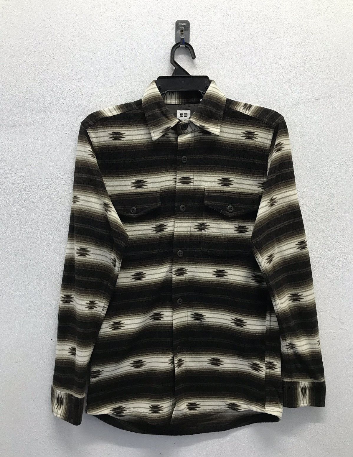 Vintage Uniqlo Long Sleeve Shirt Button Up