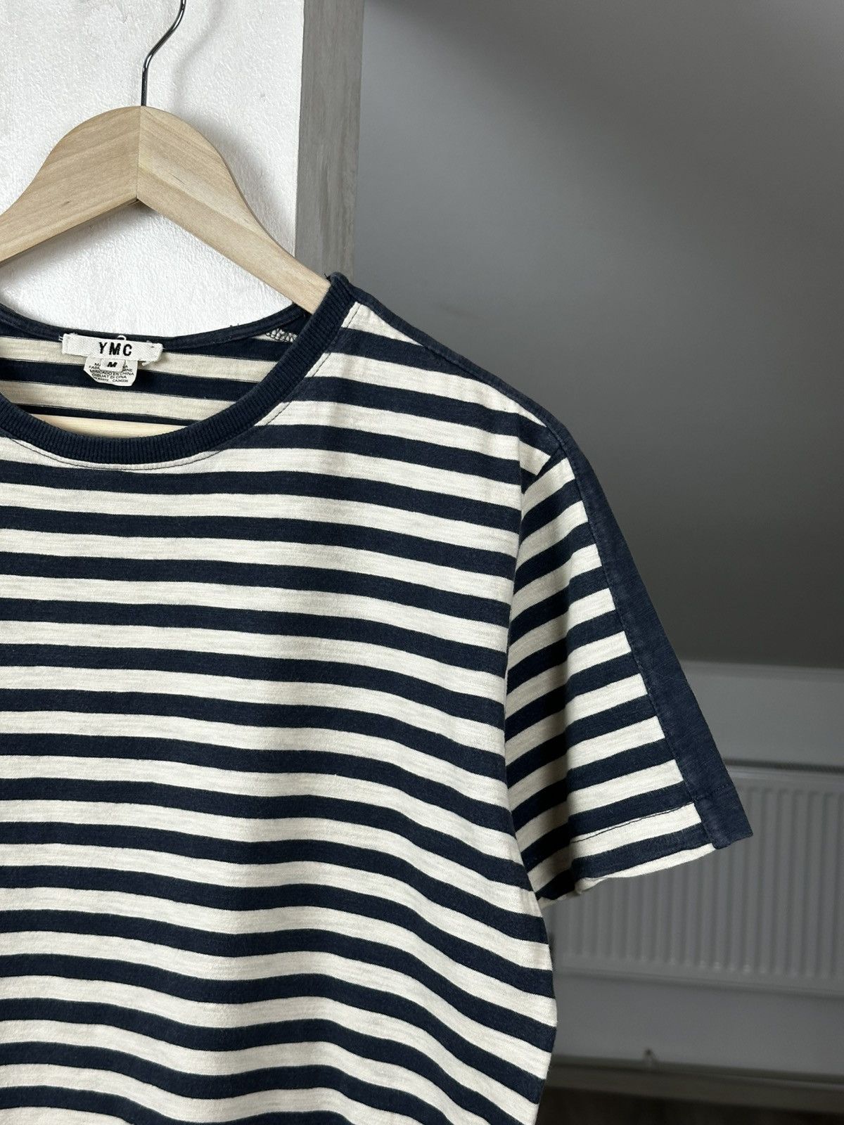 YMC YMC Striped Shirt Tee Blue Size US M / EU 48-50 / 2 - 3 Thumbnail