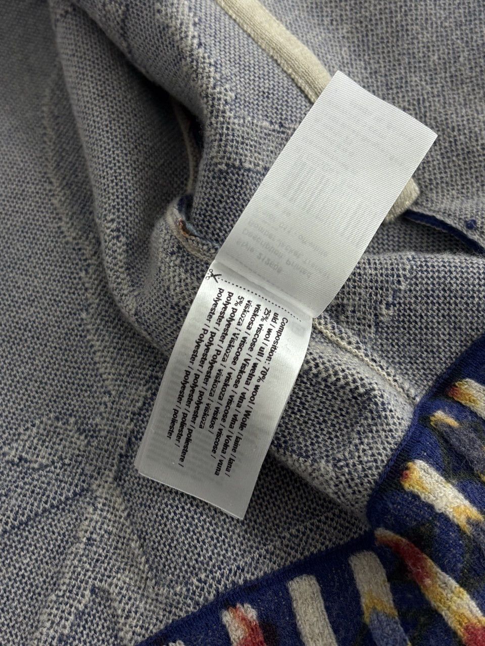 Other Ivko Wool Printed Bomber Jacket Trencar Pattern Front Zip Size S / US 4 / IT 40 - 18 Thumbnail