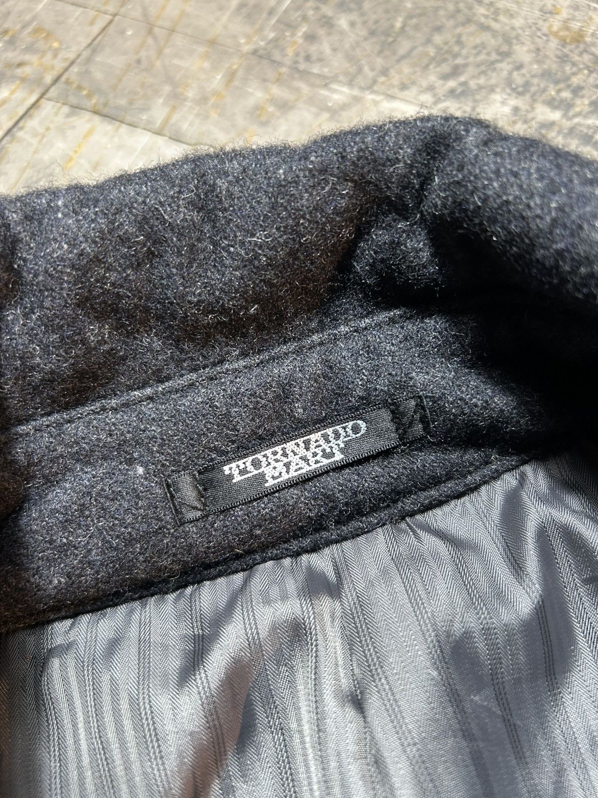 Tornado Mart Tornado Mart Japan Double Breasted Wool Coat Size L / US 10 / IT 46 - 13 Thumbnail