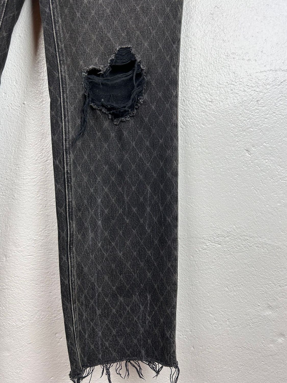 Alexander Wang Alexander Wang Grey Cult Net Straight Let Five Pocket Jeans Size 28" / US 6 / IT 42 - 5 Thumbnail