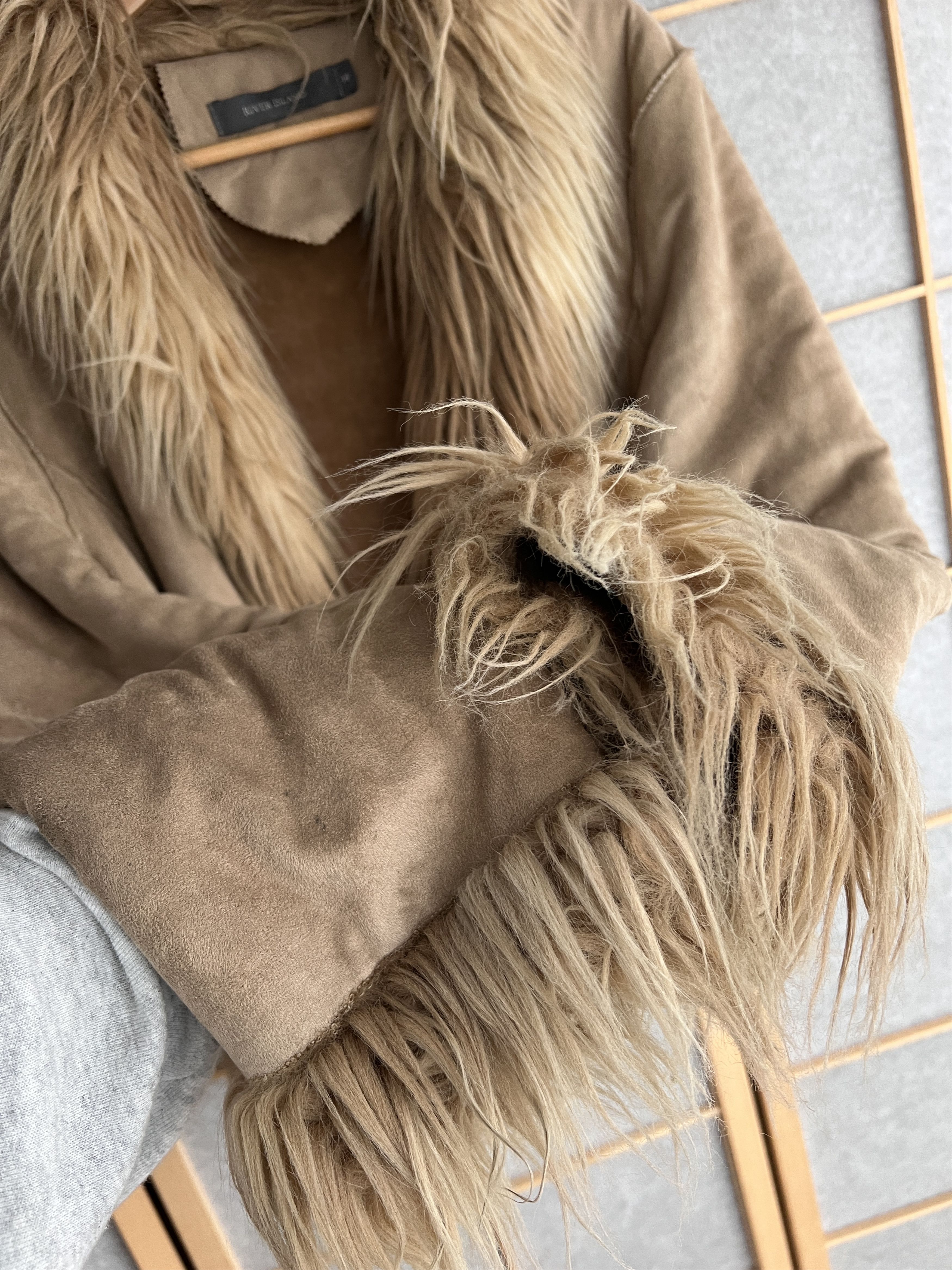 Hysteric Glamour Avant garde Balenciaga style shearling coat faux fur jacket Size L / US 10 / IT 46 - 5 Thumbnail