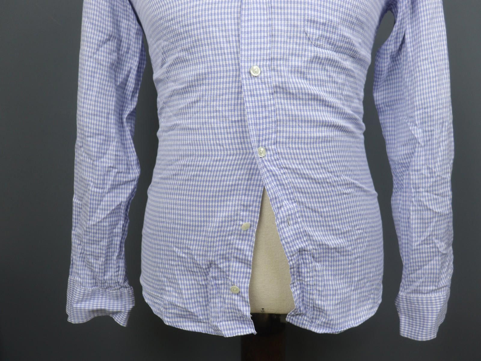 Eton Eton Multicolor Striped Cotton Slim Dress Shirt Size S/38 Size 38R - 3 Thumbnail