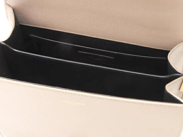 Saint Laurent Paris o1b1hav111024 Size: OS / Mini Handle Bag in Dark Beige Size ONE SIZE - 9 Thumbnail