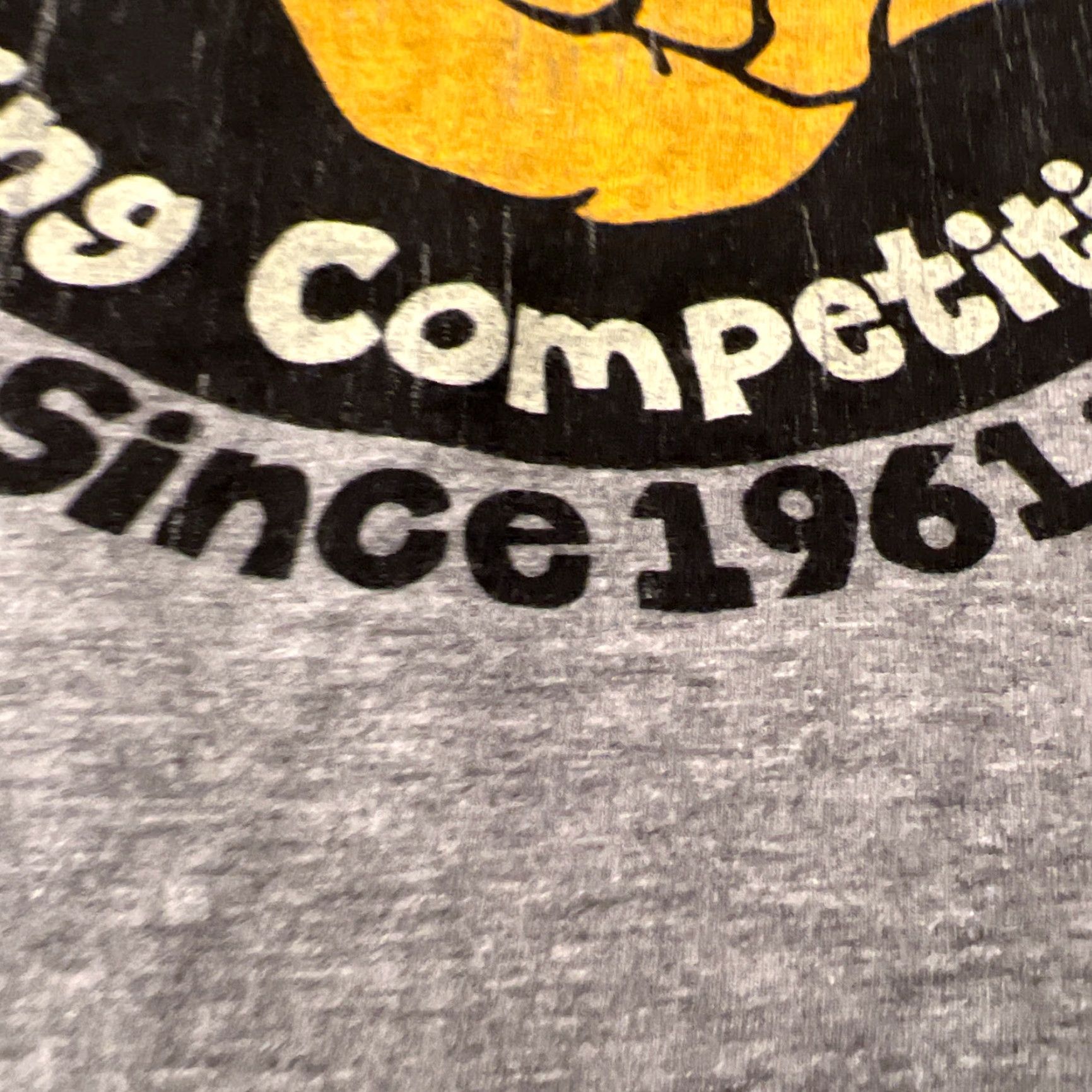 Vintage WSA Shirt Large Gray Crew Neck Short Sleeve Graphic Print Surfin Competition Fun 2015 T-Shirt Mens Regular Knit Cotton Blend Size US L / EU 52-54 / 3 - 5 Thumbnail