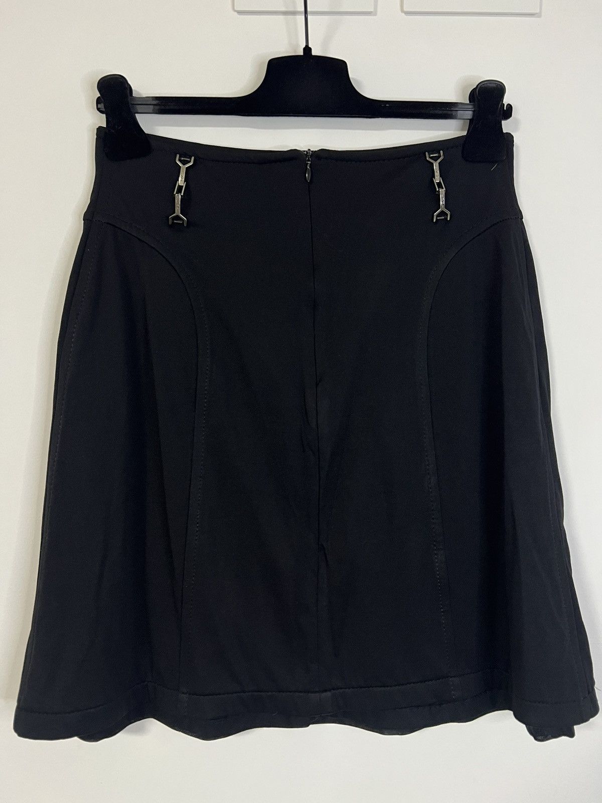 Fendi Fendi black nylon midi skirt M Size 30" / US 8 / IT 44 - 3 Thumbnail