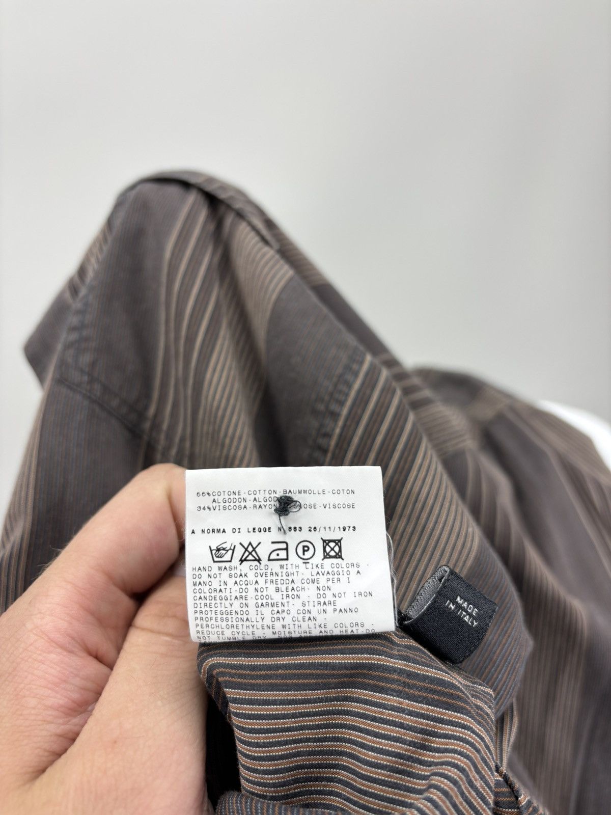 Dolce & Gabbana Mens shirt Dolce Gabbana Size XL Color Brown Size US XL / EU 56 / 4 - 12 Thumbnail