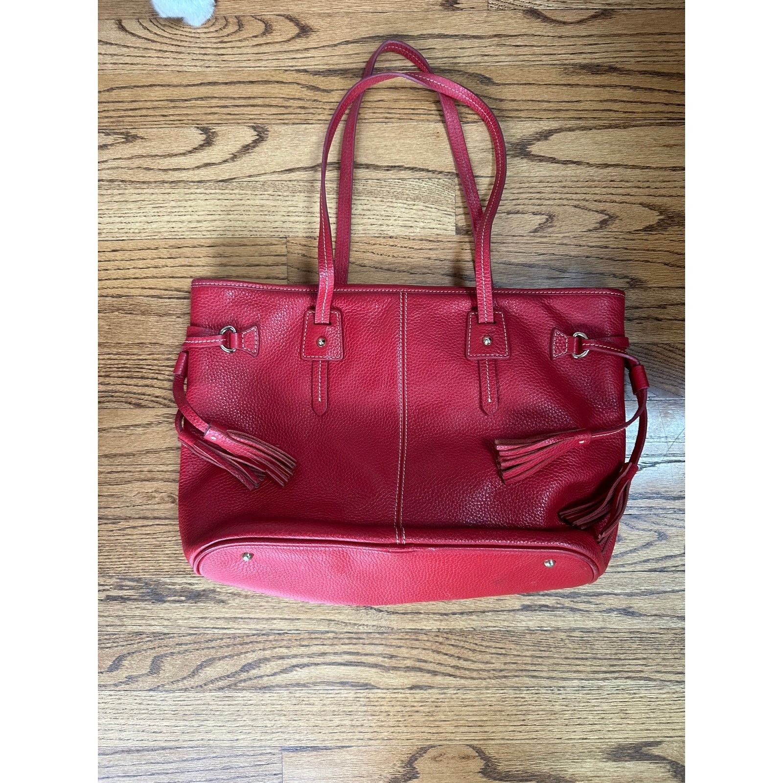 Dooney & Bourke Dooney & Bourke red Satchel pebbled leather top handle Size ONE SIZE - 2 Thumbnail