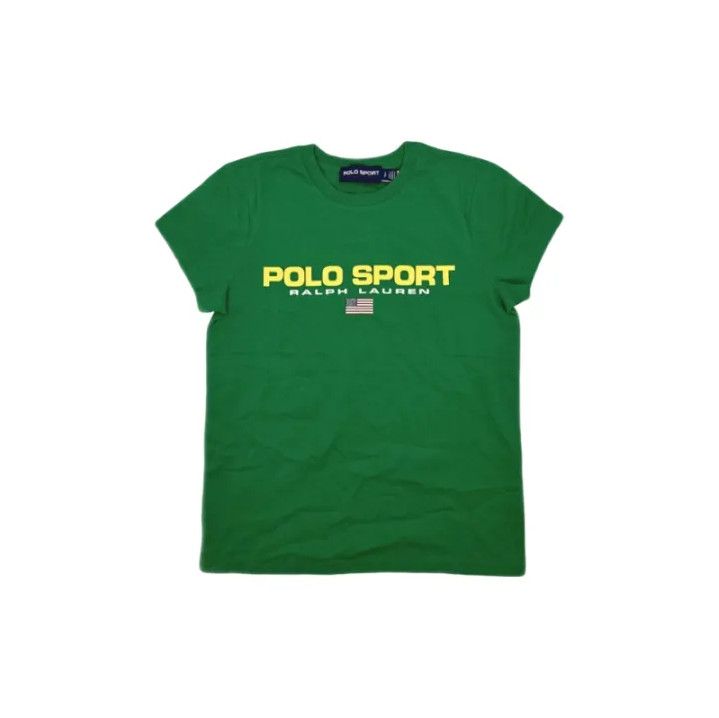 Polo Ralph Lauren Polo Ralph Lauren Green Letter Print Short-Sleeve T-Shirt Size US S / EU 44-46 / 1 - 1 Thumbnail