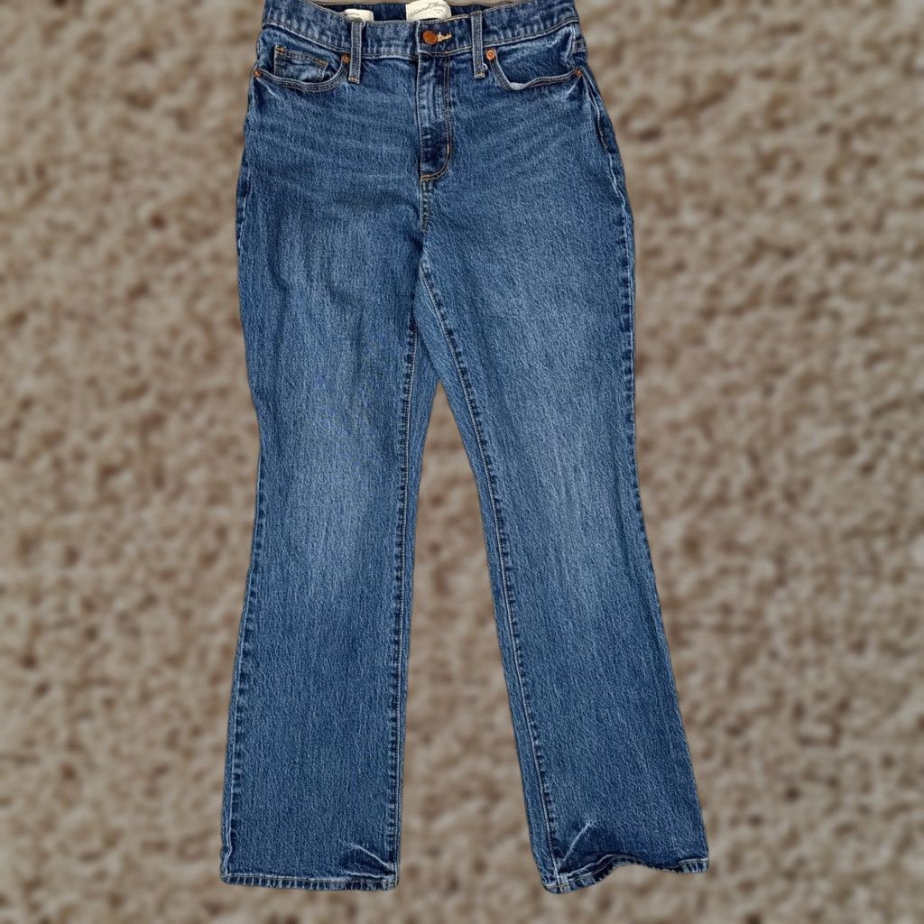 Vintage Universal Thread Jeans Women 2 Blue Denim Bootcut High Rise Cotton Blend 28x31 Womens Size 26" / US 2 / IT 38 - 1 Thumbnail