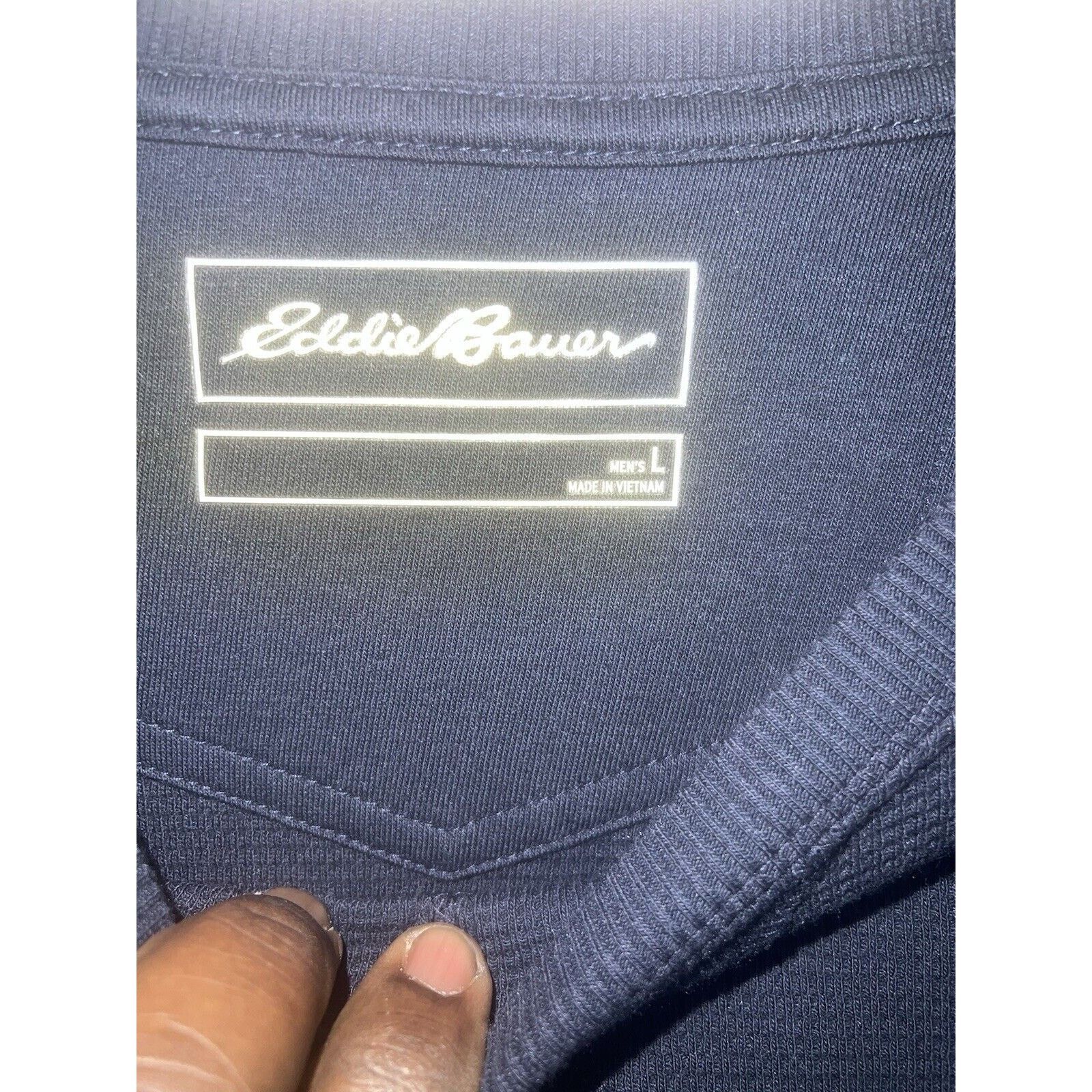 Eddie Bauer Eddie Bauer Thermal Shirt Navy Men’s Large Long Sleeve Tee Size US L / EU 52-54 / 3 - 2 Thumbnail