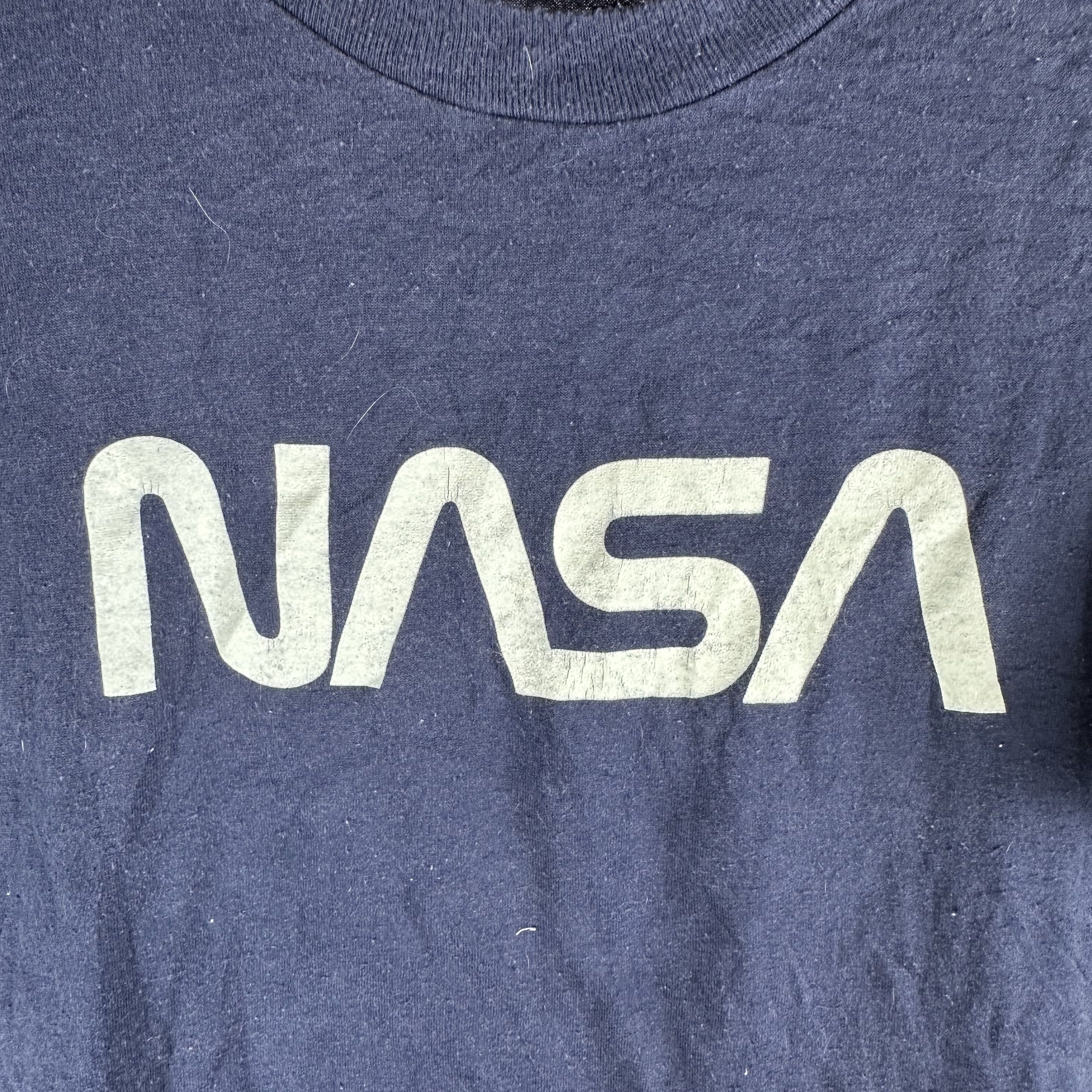 Vintage ​Vintage 80s NASA Logo Graphic Large T-shirt Size US L / EU 52-54 / 3 - 2 Thumbnail