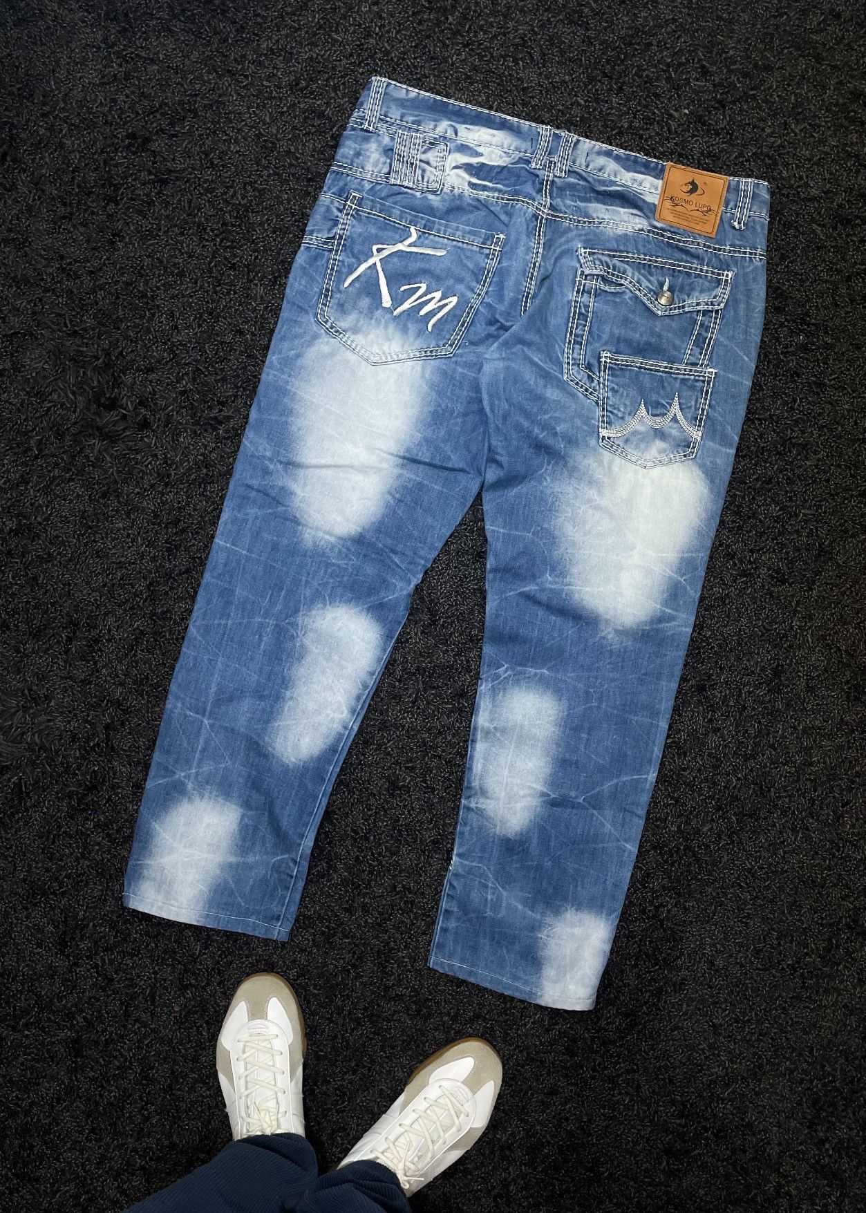 Rap Tees Kosmo Lupo Multipocket Jeans Avant Garde Rap Hip-Hop Y2K Size US 36 / EU 52 - 2 Thumbnail