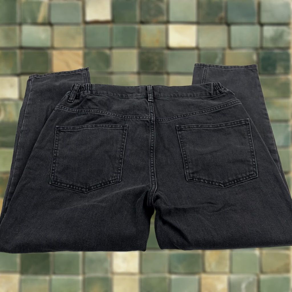 Asos ASOS Design Women's High Rise Relaxed Dad Boyfriend Black 34 x 30 NEW Jeans Size ONE SIZE - 1 Thumbnail