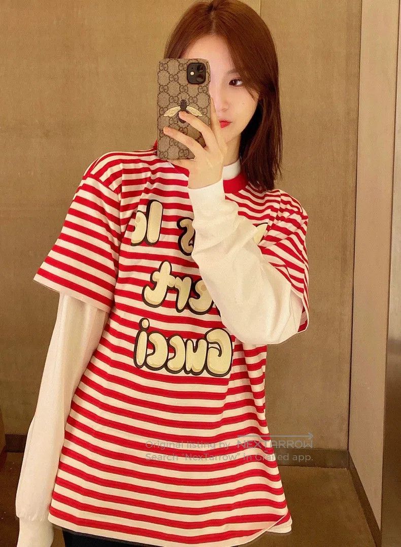 Gucci Gucci New Year's Series Letter Logo Printed Striped Round- Size US L / EU 52-54 / 3 - 8 Thumbnail