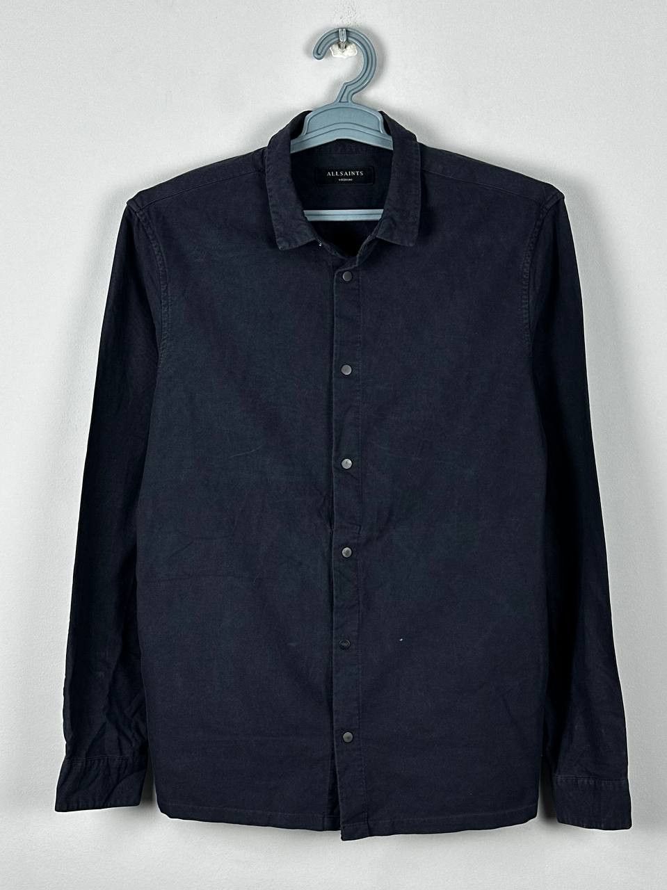 Allsaints Allsaints Casual Navy Cotton Overshirt Jacket Size US M / EU 48-50 / 2 - 1 Thumbnail