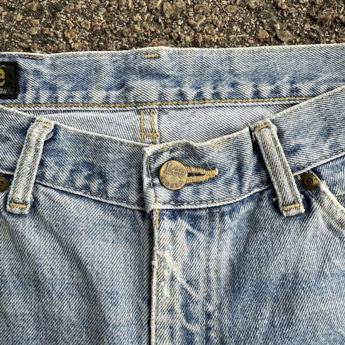 Lee VINTAGE LEE RIDER STRAIGHT FADED RIPPEP JEAN PANTS Size US 32 / EU 48 - 6 Thumbnail