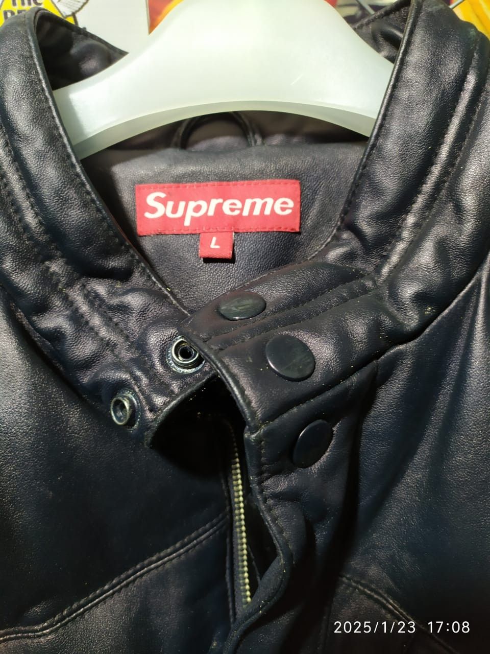 Genuine Leather × Supreme SUPREME NYC LEATHER DUCK DOWN JACKET 07AW Size US L / EU 52-54 / 3 - 13 Thumbnail