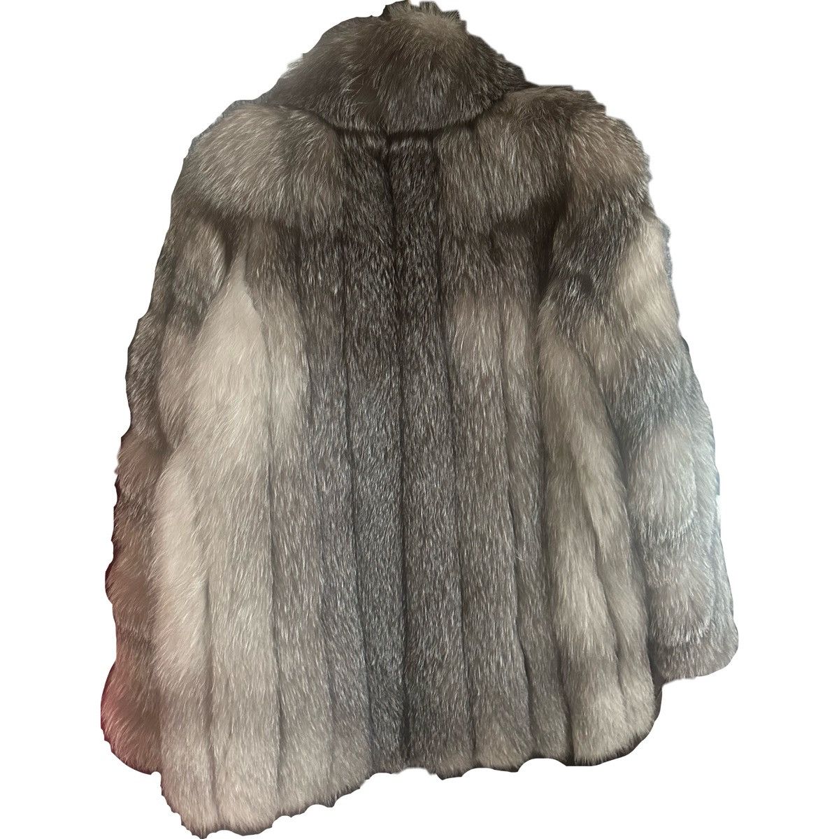 Other 1986 Luxury SAGA Silver Fox Fur Coat – Alaskan Fur Company Size M / US 6-8 / IT 42-44 - 4 Thumbnail