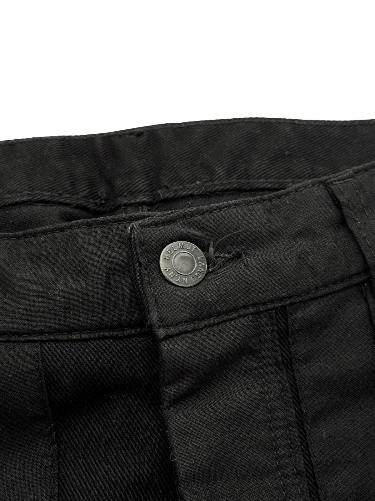 Helmut Lang SS2003 Inside Out Black Denim Jeans Size US 27 - 5 Thumbnail