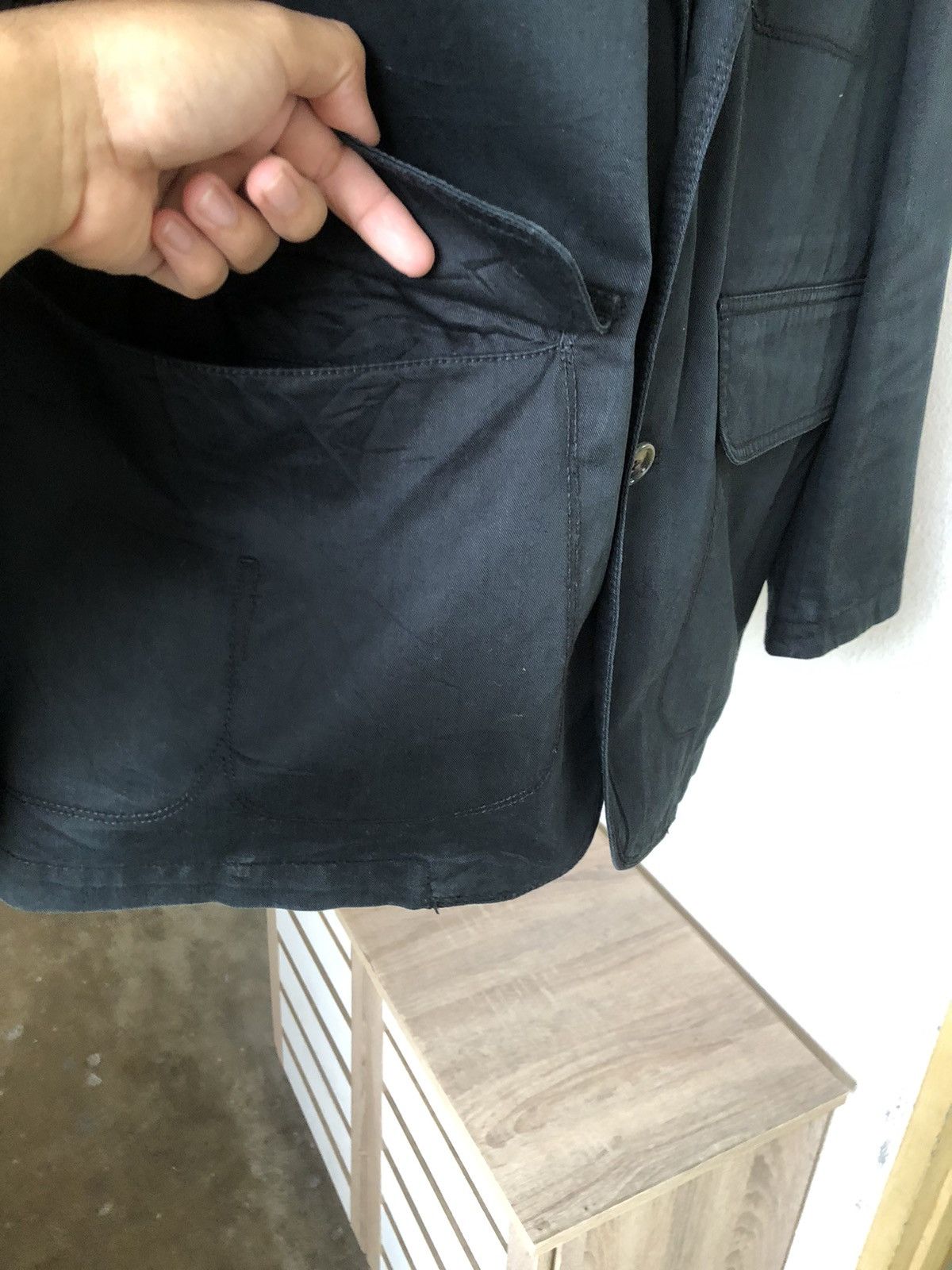 Gap Gap Military Style Pocket Blazer Jacket Like Yohji Yamamoto Size US L / EU 52-54 / 3 - 11 Thumbnail