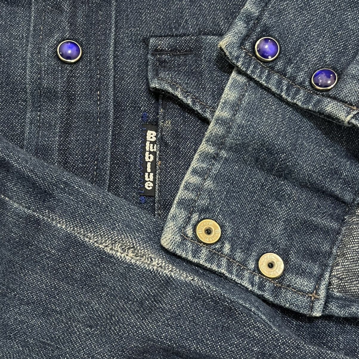 Blue Blue Japan × Japanese Brand Blue Blue Japan Snap Button Western Shirt Size US S / EU 44-46 / 1 - 7 Thumbnail