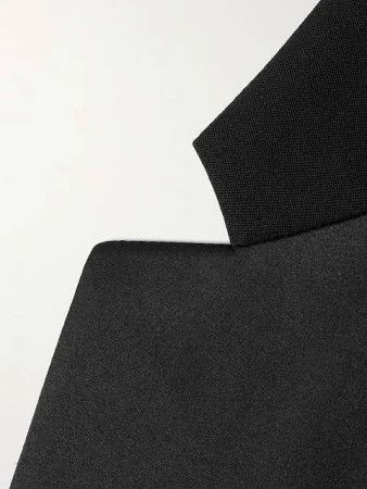 Saint Laurent Paris o1bcso1str1124 Jacket in Black Size M / US 6-8 / IT 42-44 - 3 Thumbnail
