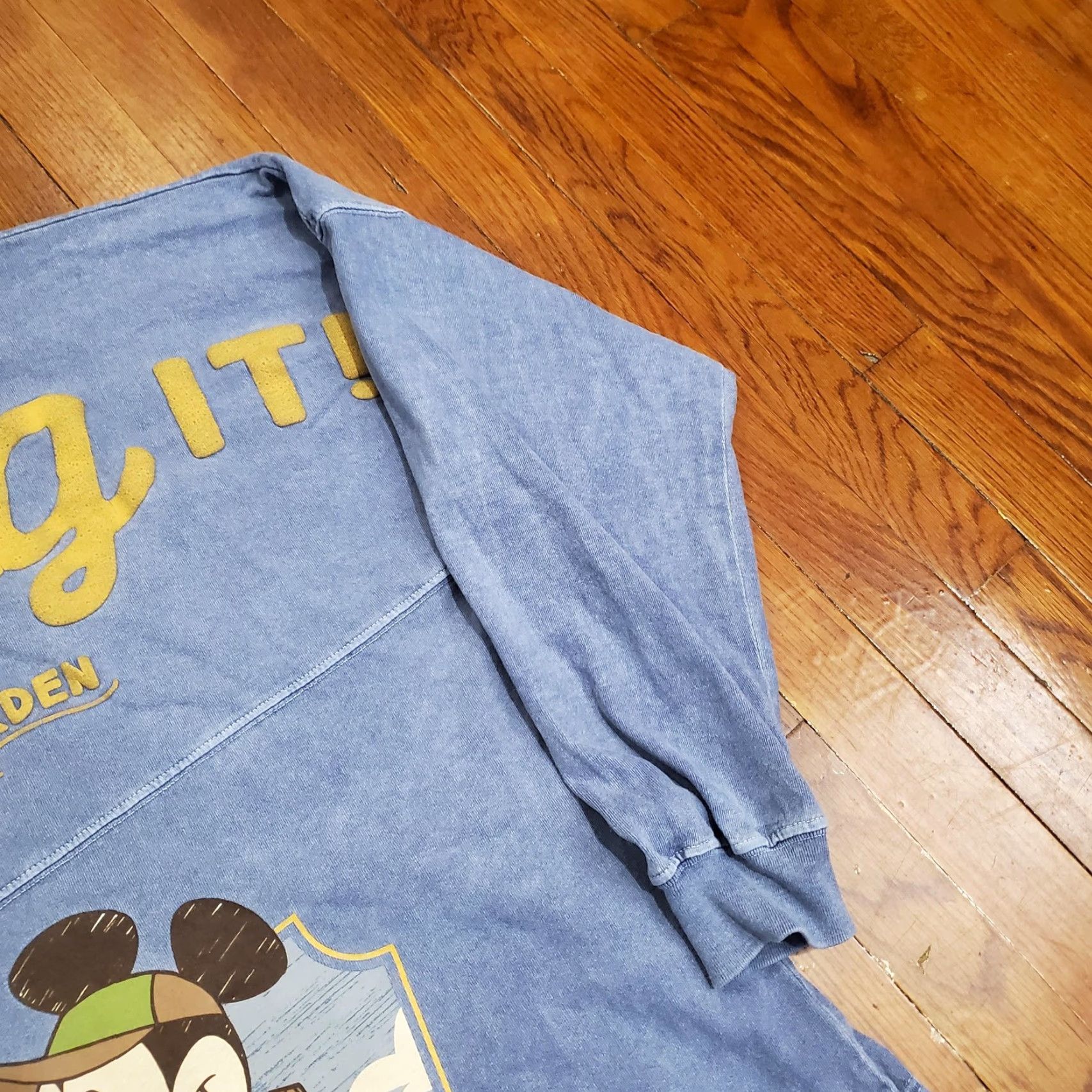 Disney VINTAGE: no — Disney Spirit Jersey Shirt Womens Small Blue Epcot Flower Garden 2021 Mickey Size S / US 4 / IT 40 - 3 Thumbnail