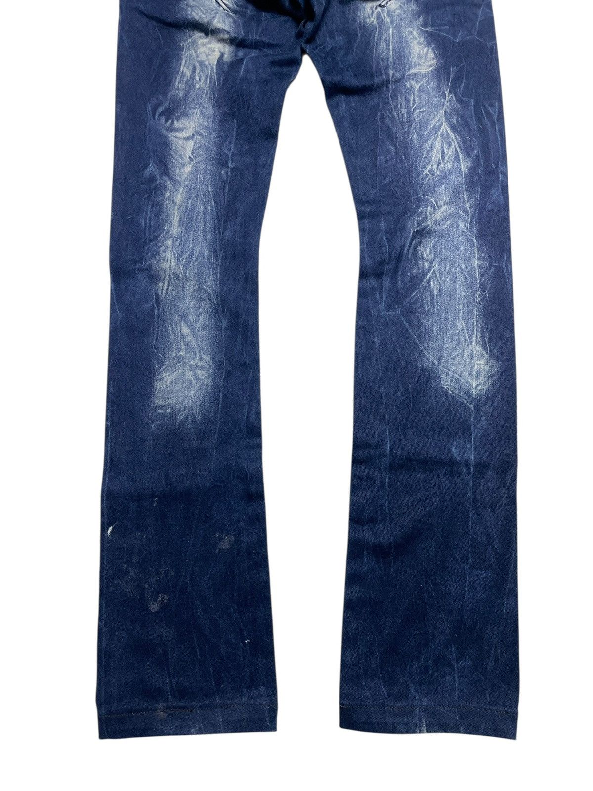 Japanese Brand 2000’s Estero Ragazza - Asymmetrical Bikers Denim Pants Size 28" / US 6 / IT 42 - 7 Thumbnail