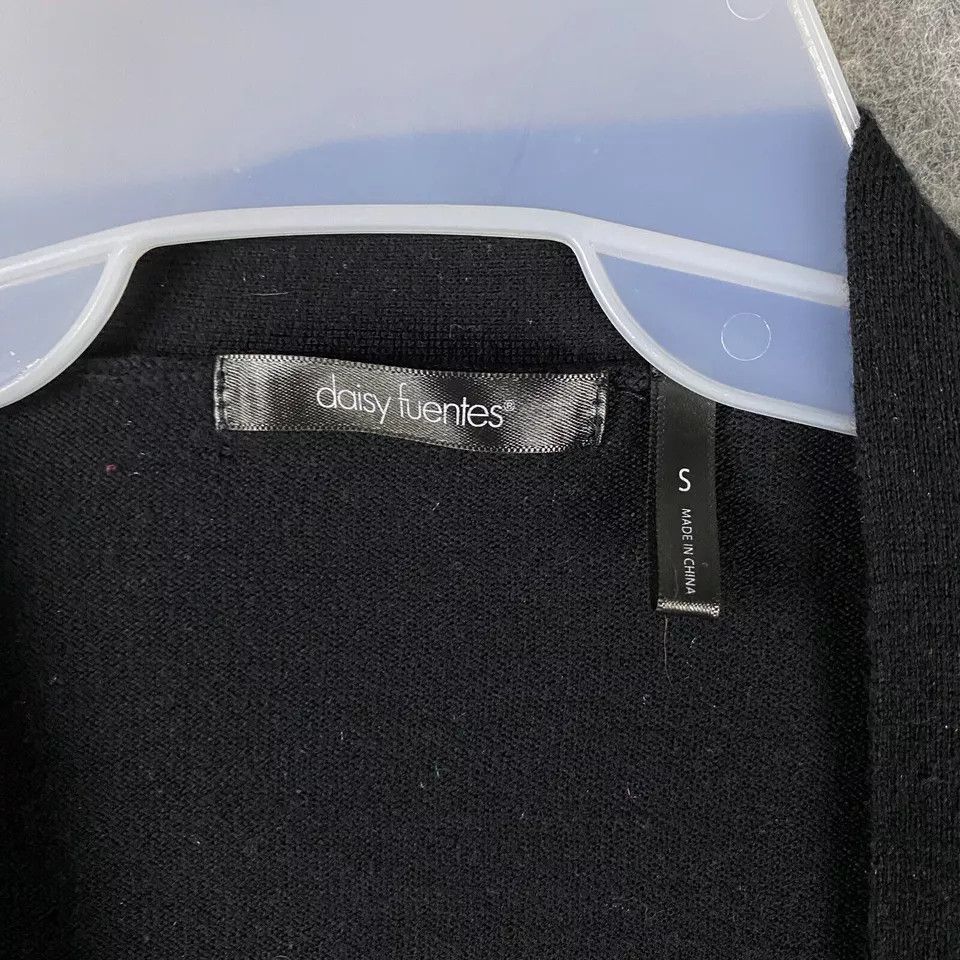 Other Daisy Fuentes Cardigan Small Women's Cotton Blend Black S Size S / US 4 / IT 40 - 3 Thumbnail