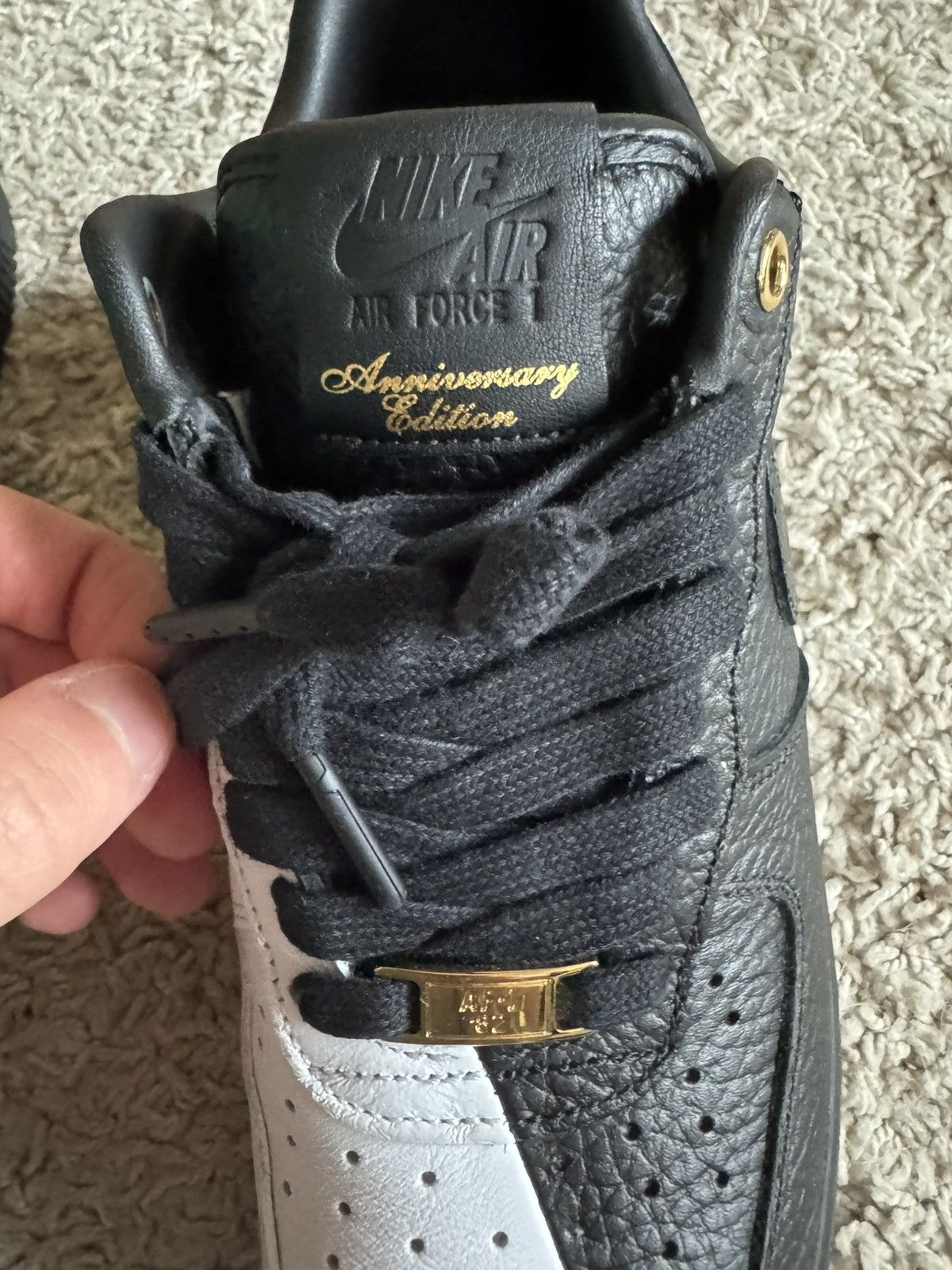Nike nike air force 1 40th anniversary split black white Size US 8.5 / EU 41-42 - 3 Thumbnail