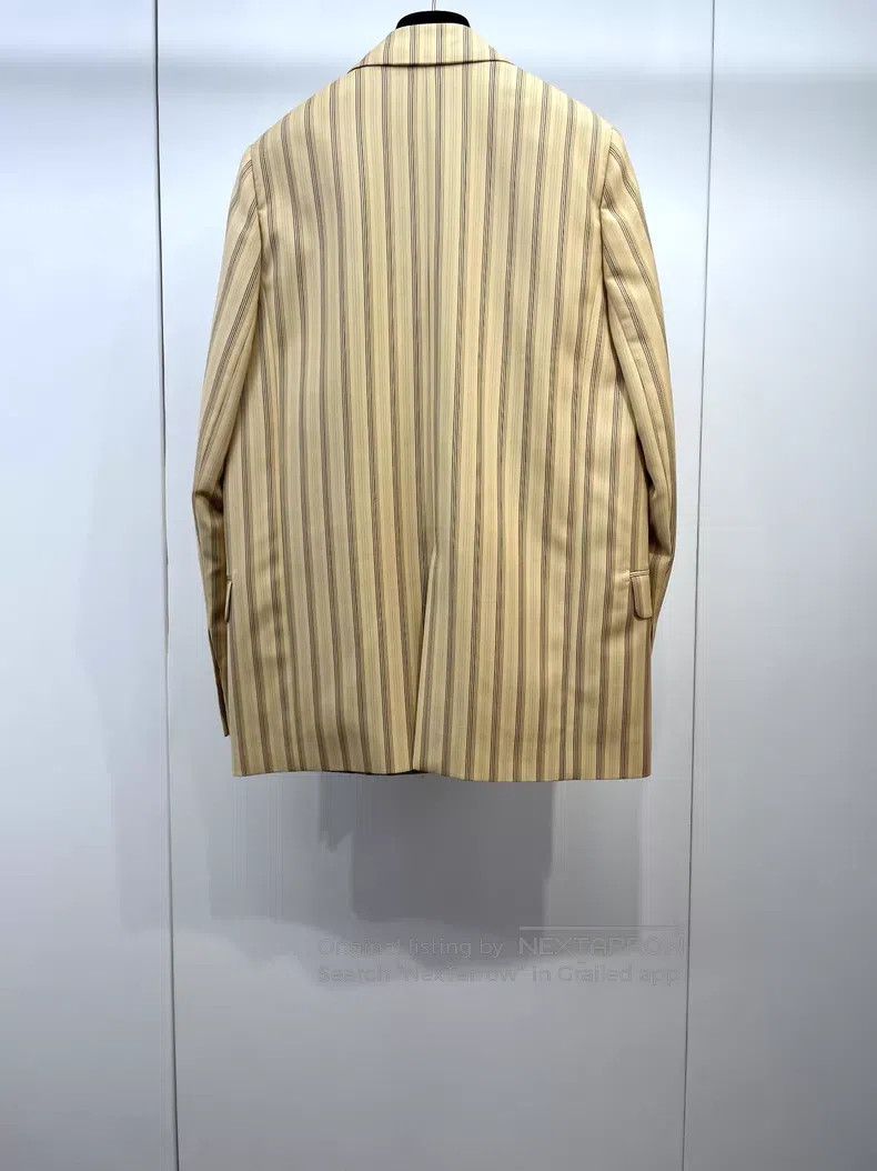 Acne Studios Acne Studios Yellow Striped Suit Jacket Size XXS / US 00 / IT 34 - 2 Thumbnail