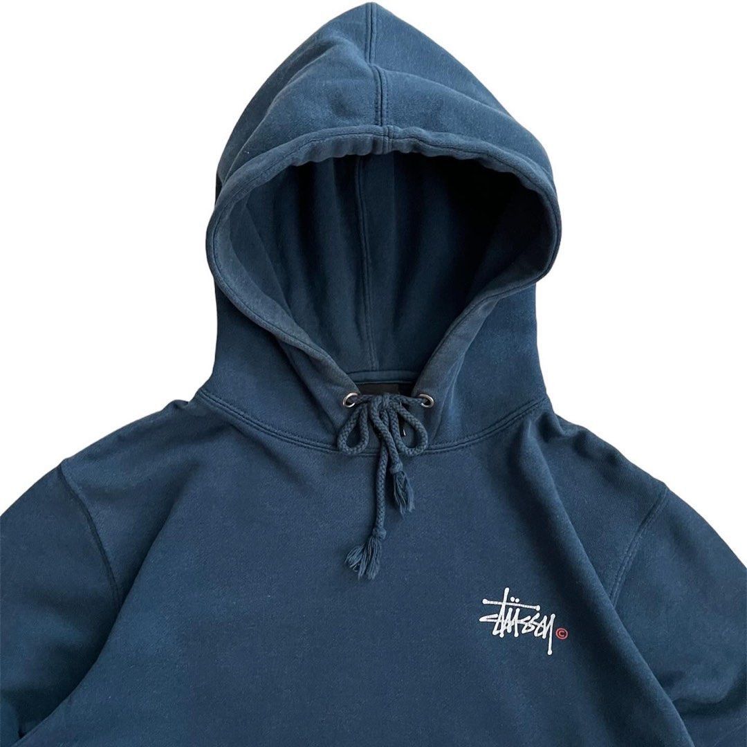 Stussy × Vintage Vintage Stussy Signature Pullover Hoodies Size US M / EU 48-50 / 2 - 5 Thumbnail